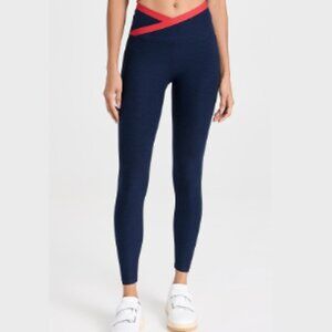 Beyond Yoga Spacedye High Waisted Midi Leggings Navy (M) EXC Condition